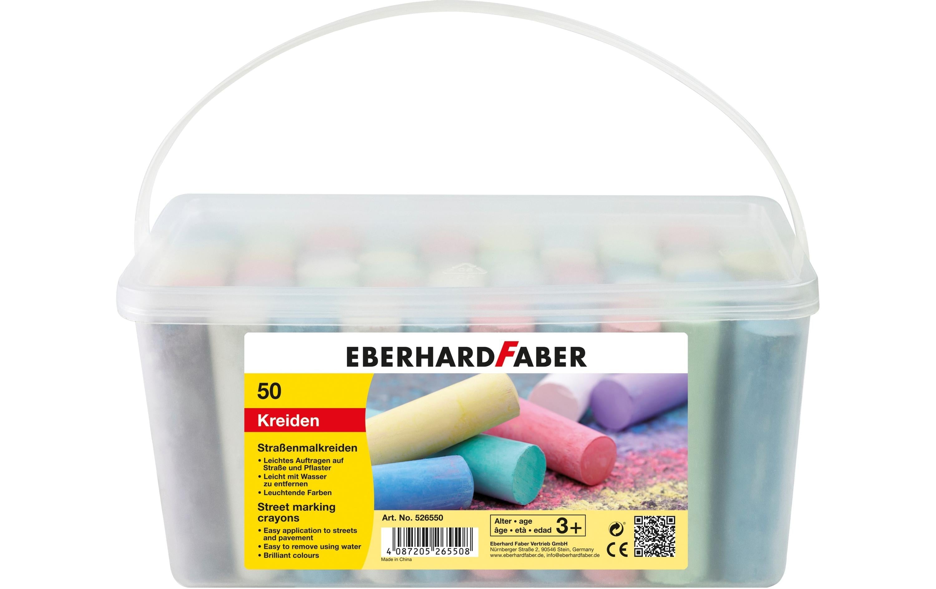 Eberhard F. Strassenmalkreide 50er Eimer 20 Stk.