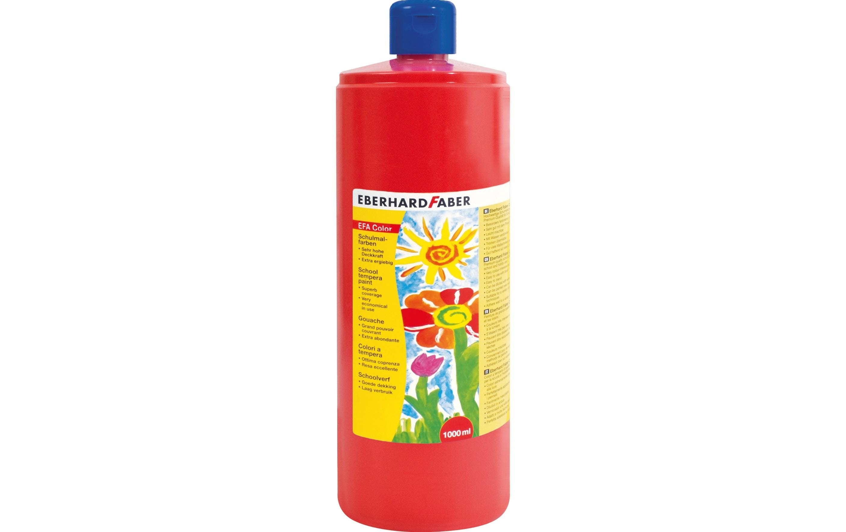 Eberhard F. EFACOLOR Tempera 1000ml, geraniumrot