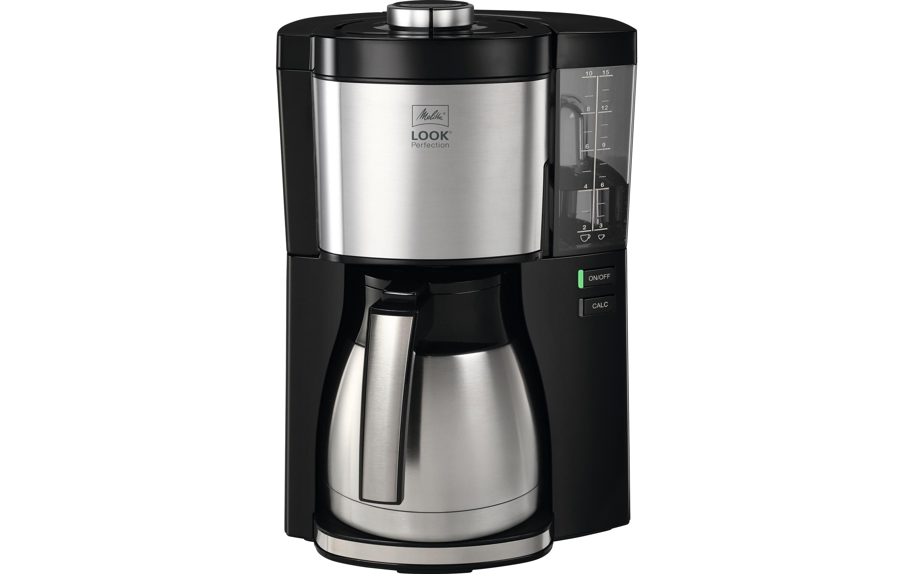 Melitta Filterkaffeemaschine Look Therm Edelstahl-Schwarz