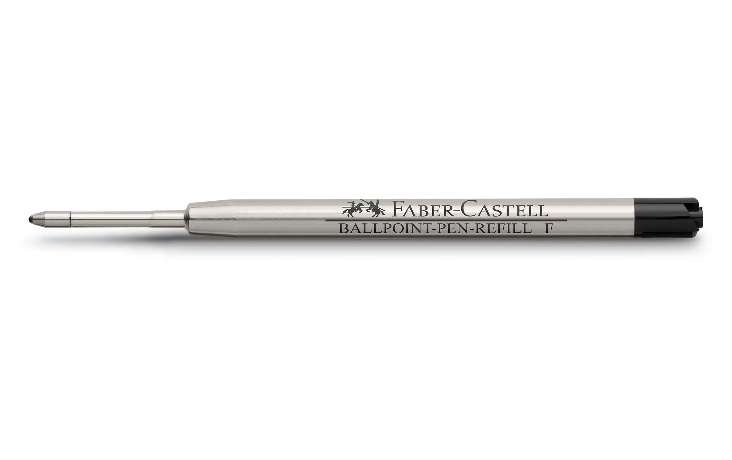 Faber-Castell Ersatzmine Kugelschreiber F, Schwarz