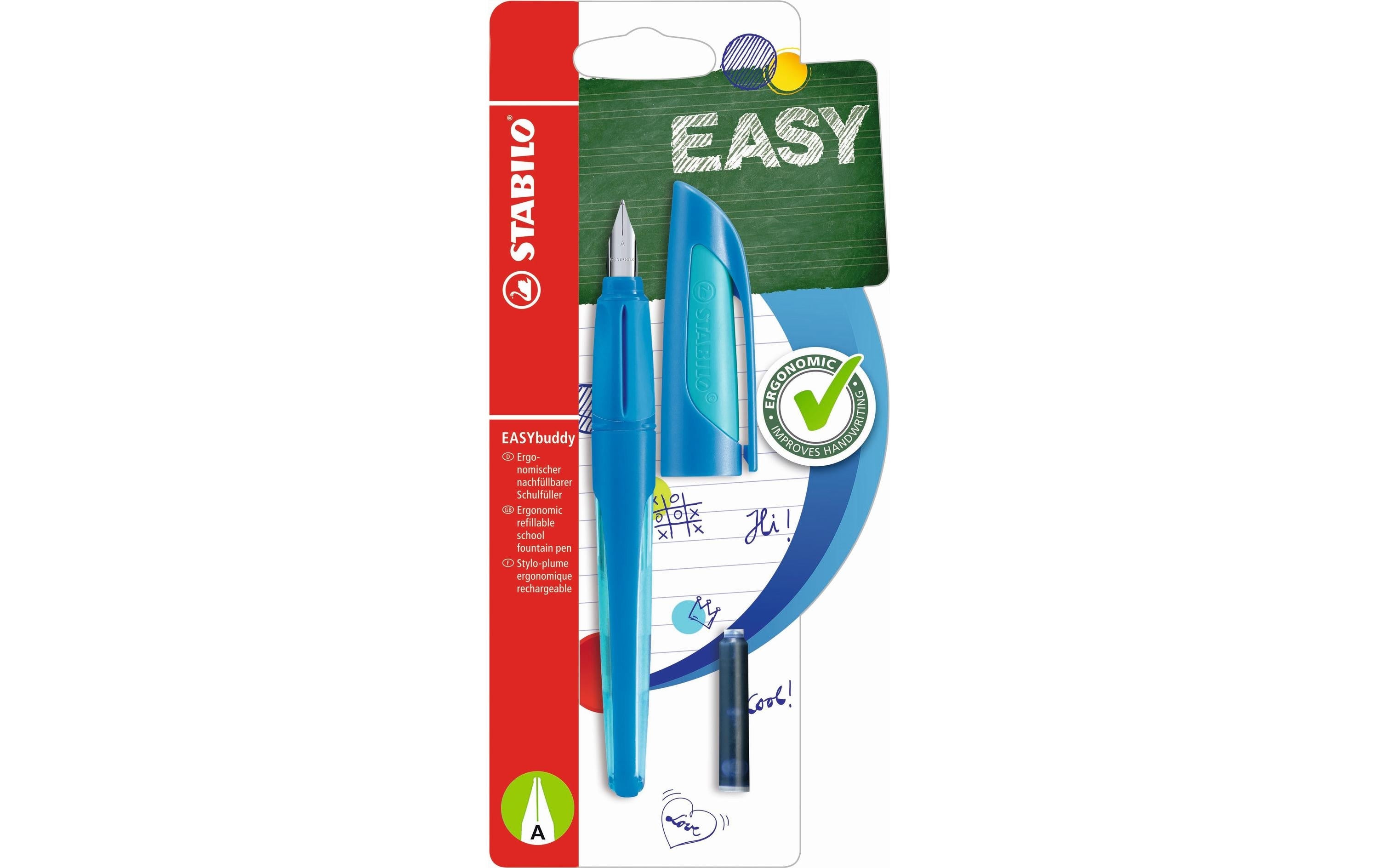 STABILO EASYbuddy Füllfederhalter blau/Hellblau