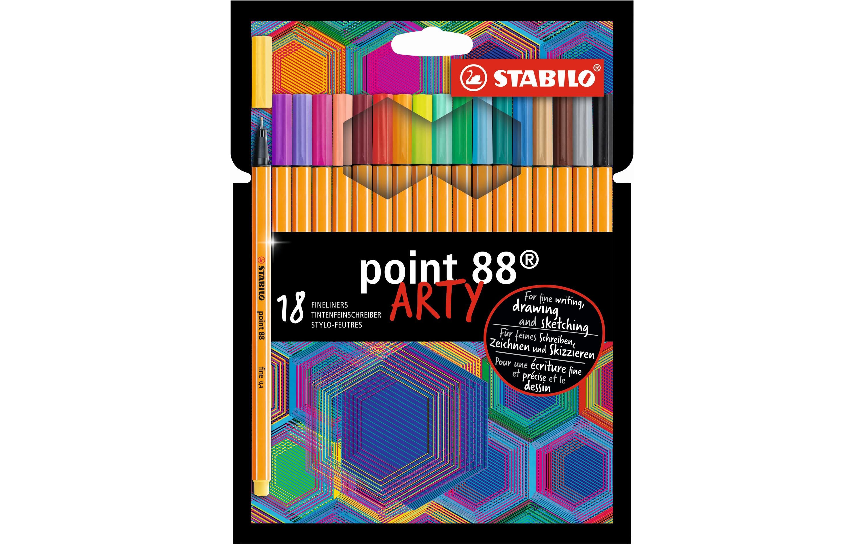 STABILO point 88 ARTY 18er Etui
