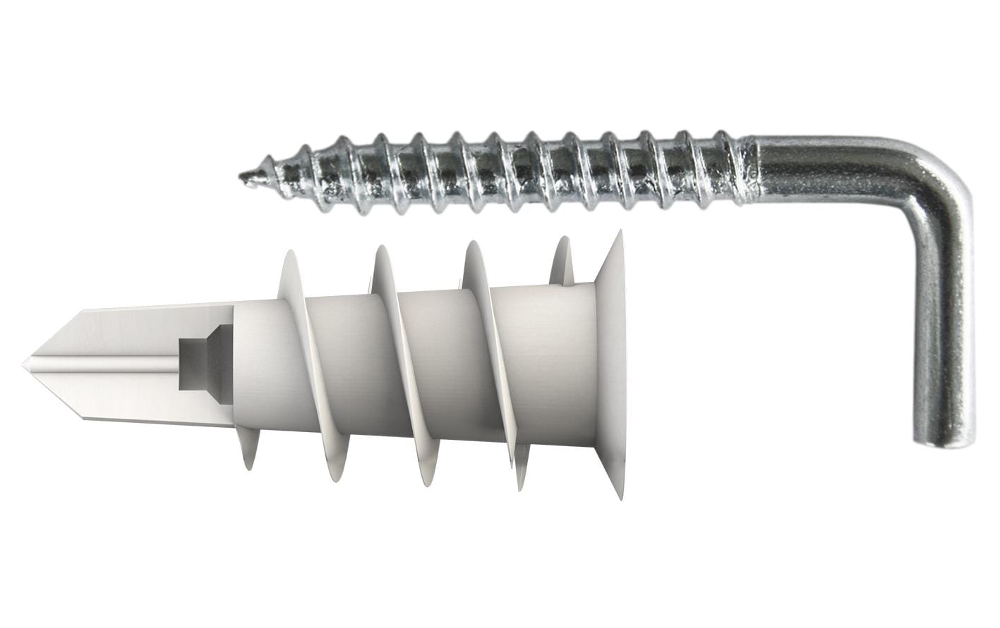 TOX Hakendübel Pirat-Leslie-L mit Gipskartondübel Spiral Blister