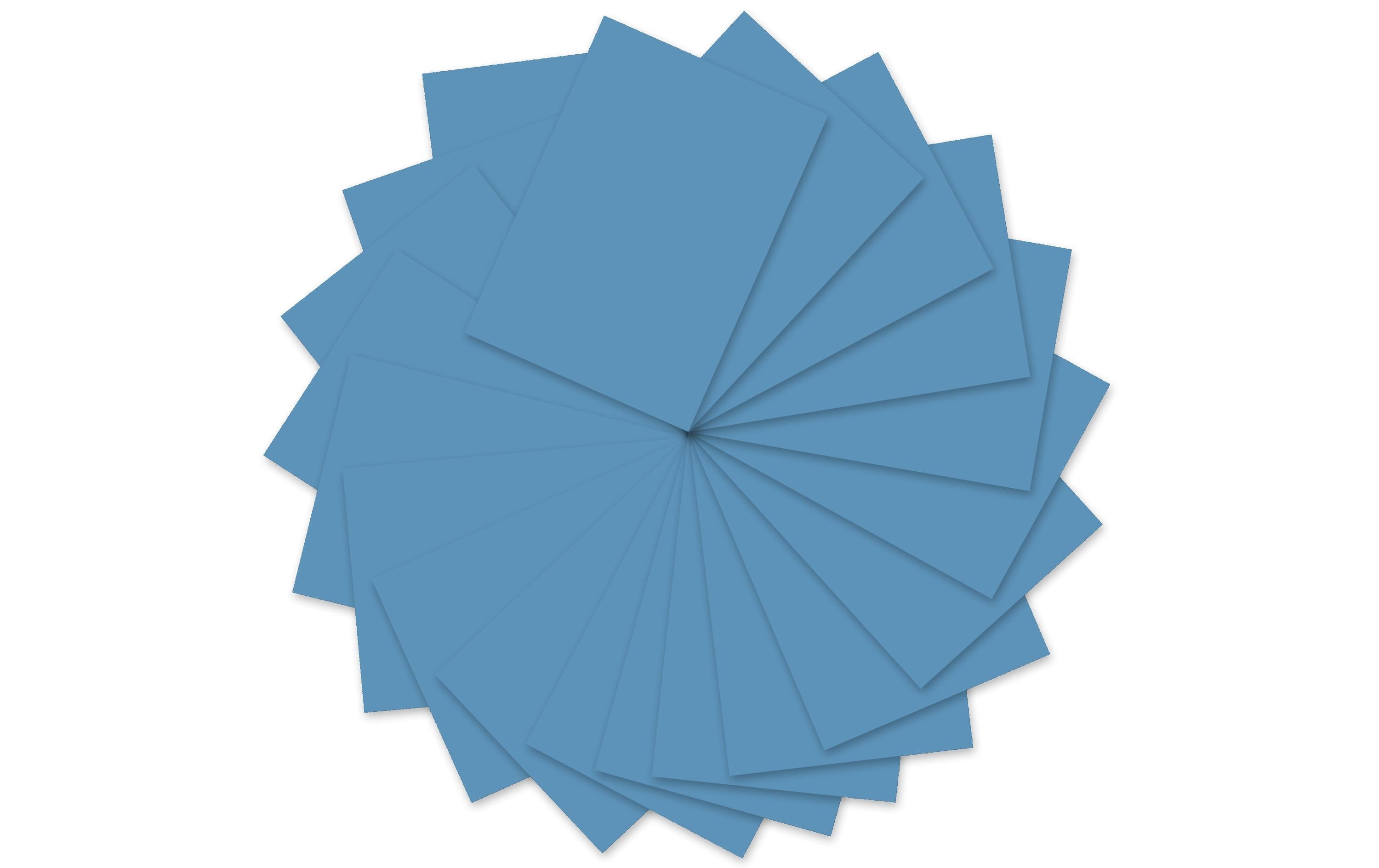 Ursus Tonzeichenpapier A4 130 g/m2, 100 Blatt, himmelblau