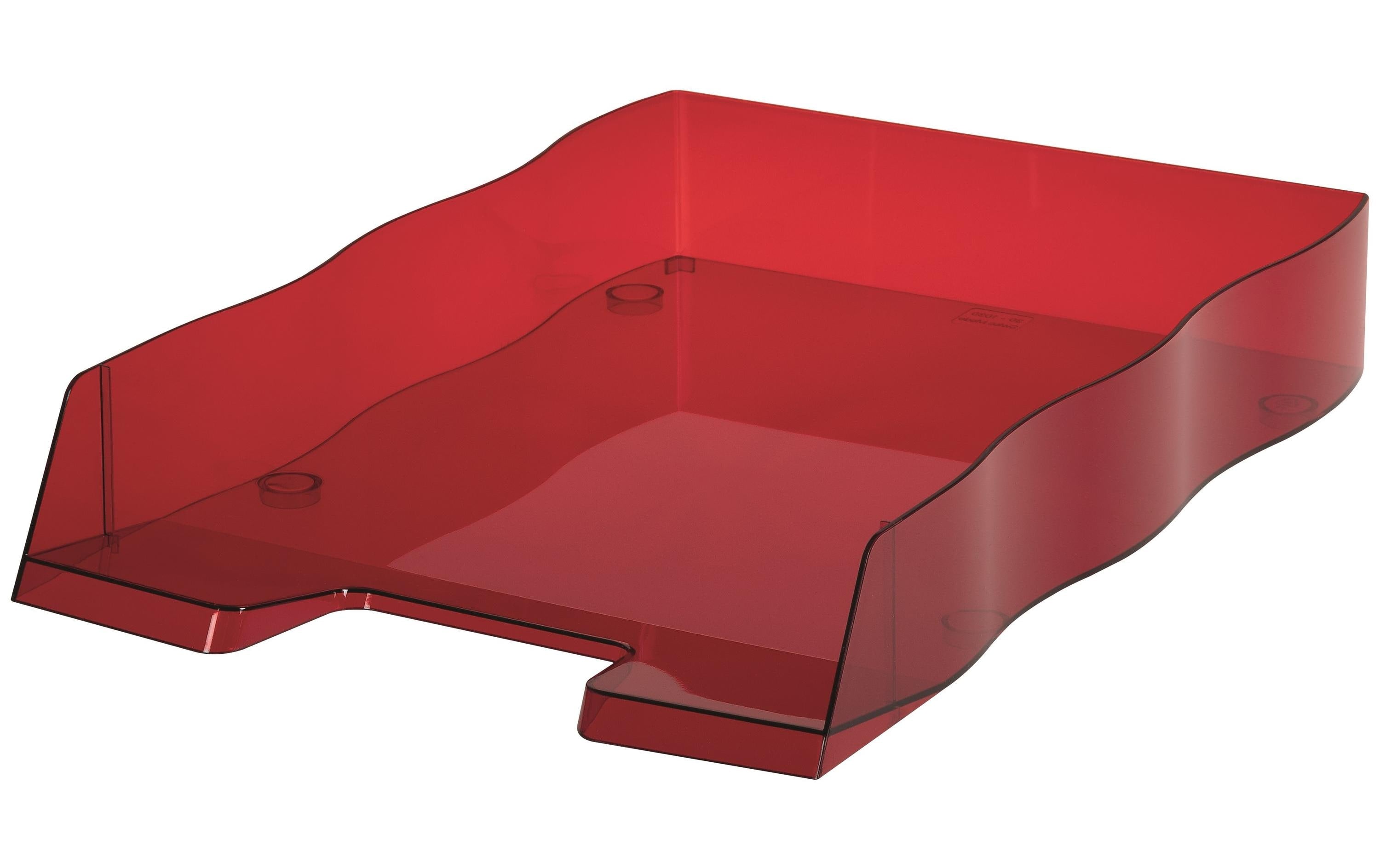 Styro Ablagekorb Styrofile A4 Rot 255 x 355 x 62 mm (B x T x H)
