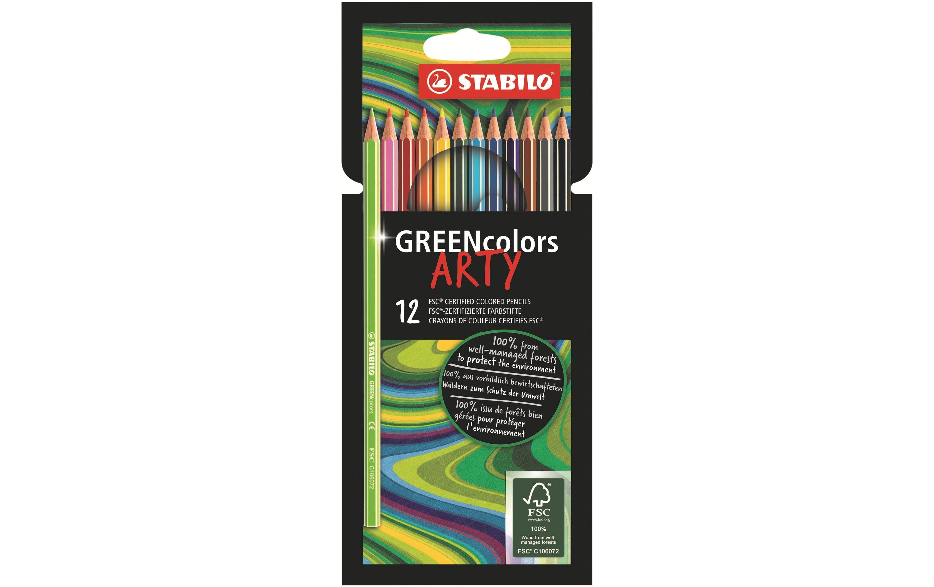 STABILO GREENcolors ARTY 12er Etui