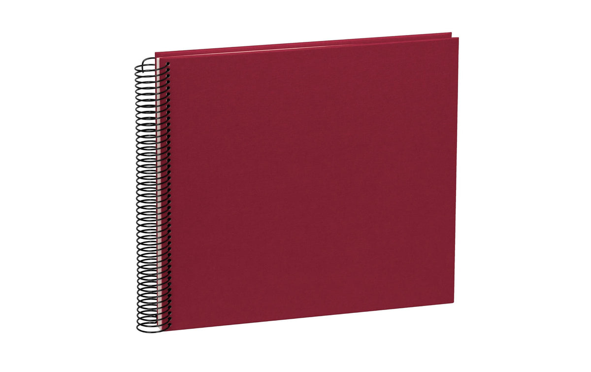 Semikolon Fotoalbum Efalinbezug 23x24.5cm Bordeaux, 40 cremeweisse Seiten