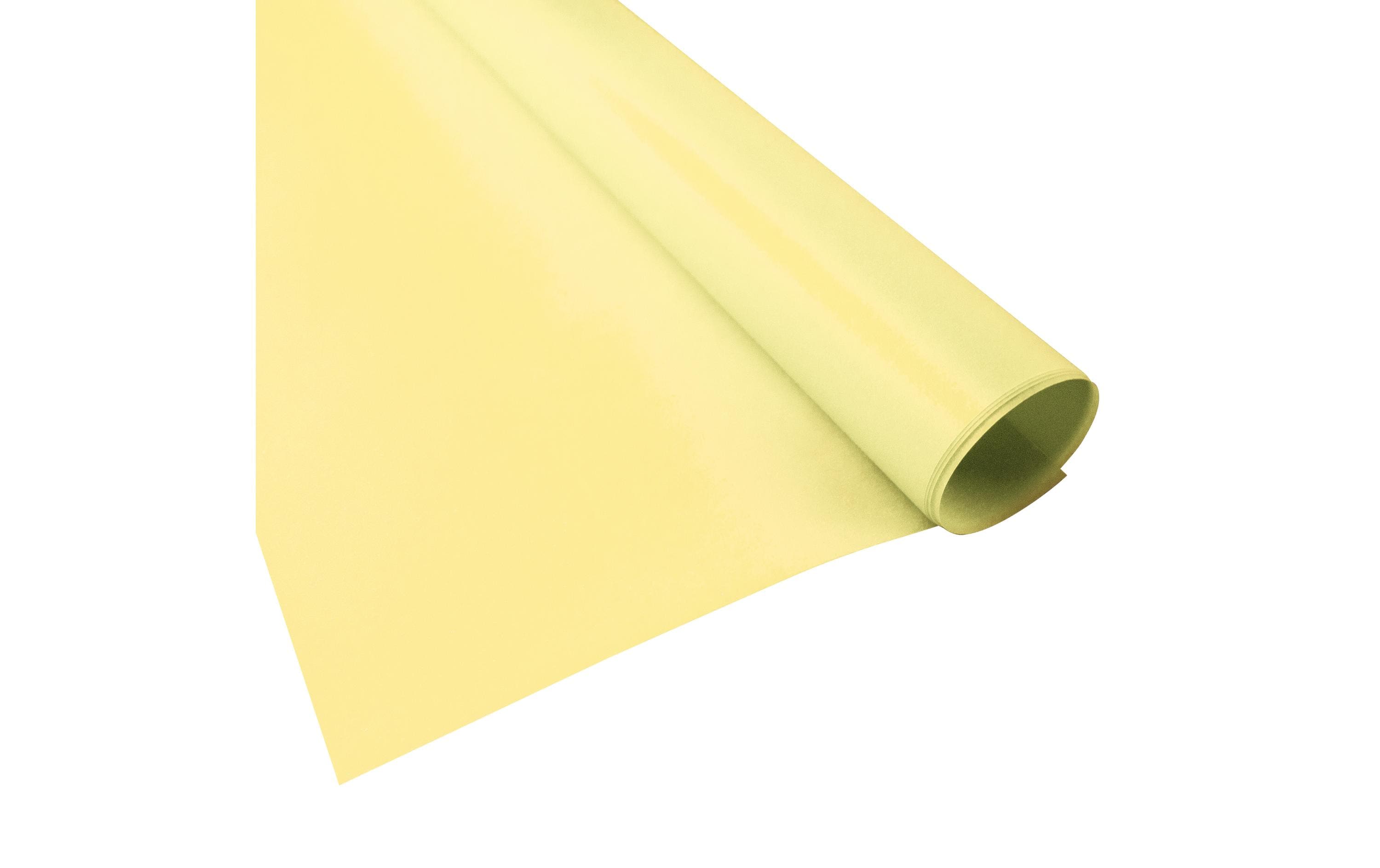 Ursus Transparentpapier Uni 115g/m2, 50 x 61 cm, hellgelb