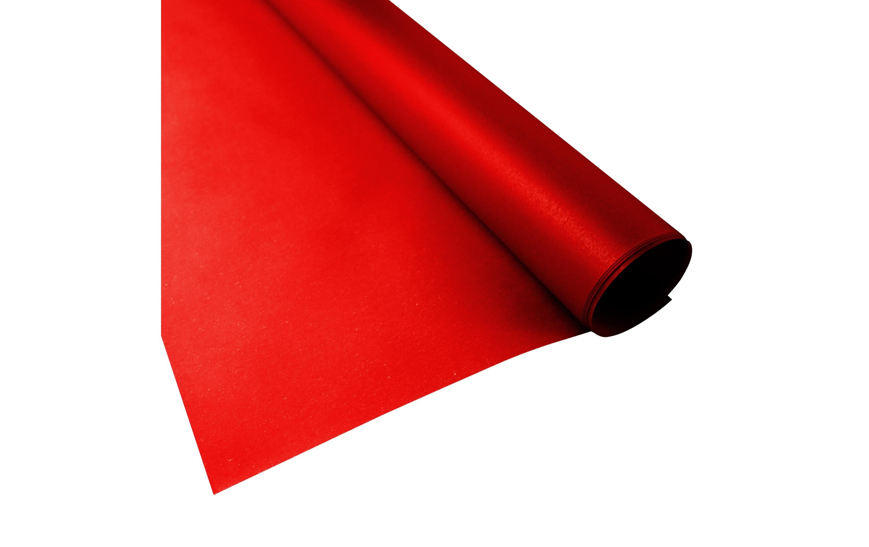 Ursus Transparentpapier Uni 115g/m2, 50 x 61 cm, rubinrot