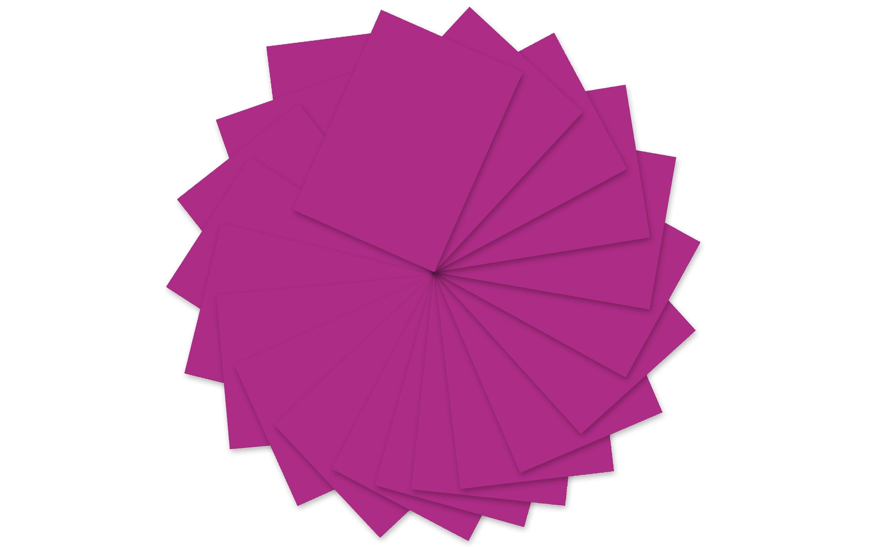 Ursus Tonzeichenpapier A4 130 g/m2, 100 Blatt, pink