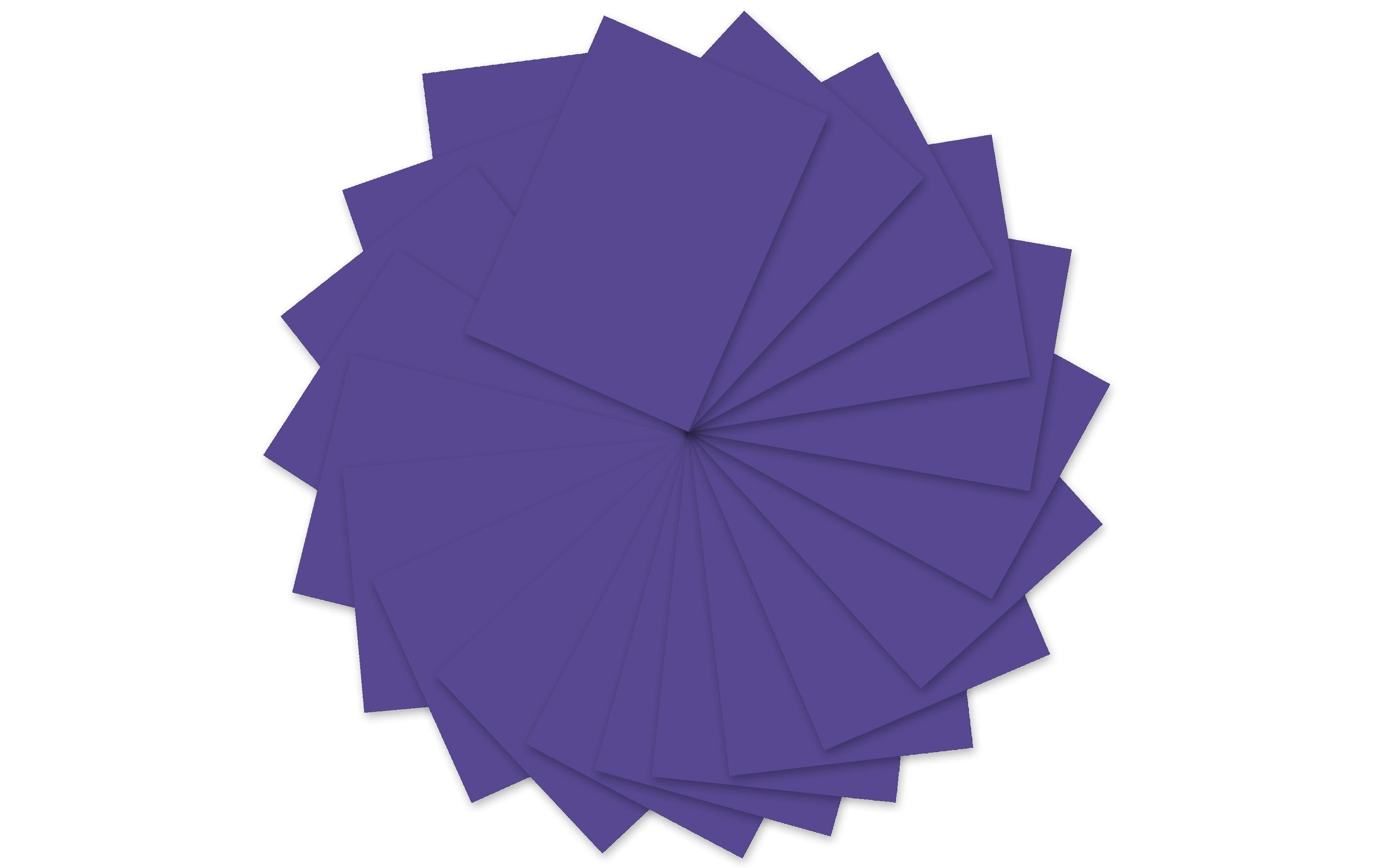 Ursus Tonzeichenpapier A4 130 g/m2, 100 Blatt, violett