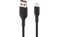 Belkin BoostCharge USB-A-Lightning 3m ummantelt, schwarz