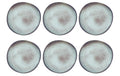 Villeroy & Boch Lave Frühstücksteller 6er Set, glacé, Faience, 23.5x23x2.6cm
