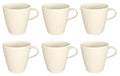 Villeroy & Boch Manufac. Becher 6erSet,blanc,Porzellan, 0.37l mit Henkel