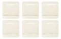 Villeroy & Boch Manufac. Speiseteller 6erSet,blanc,Porzellan,quadrat.28x28x2cm