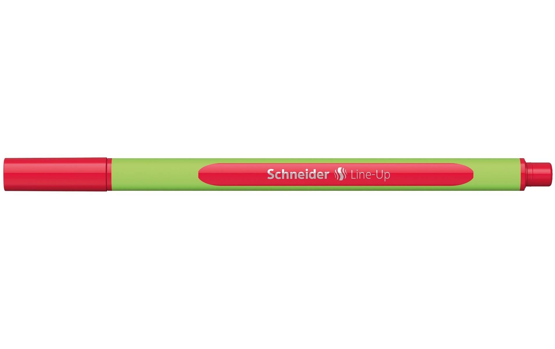 Schneider Fineliner Line-Up rot, 10 Stk.