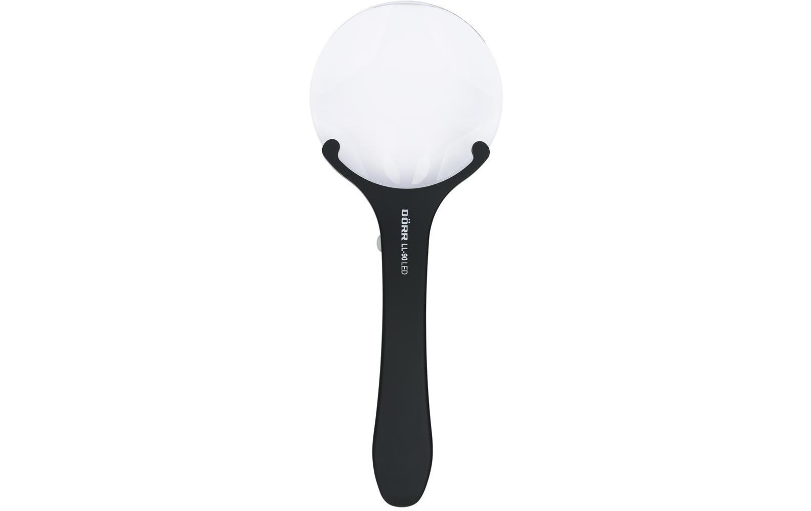 Dörr LED Lupe LL-90 (2,5x/5x Ø90mm) schwarz