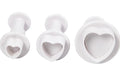 Creativ Company Ausstecher mit Stempelgriff 2 + 2.3 + 3 cm