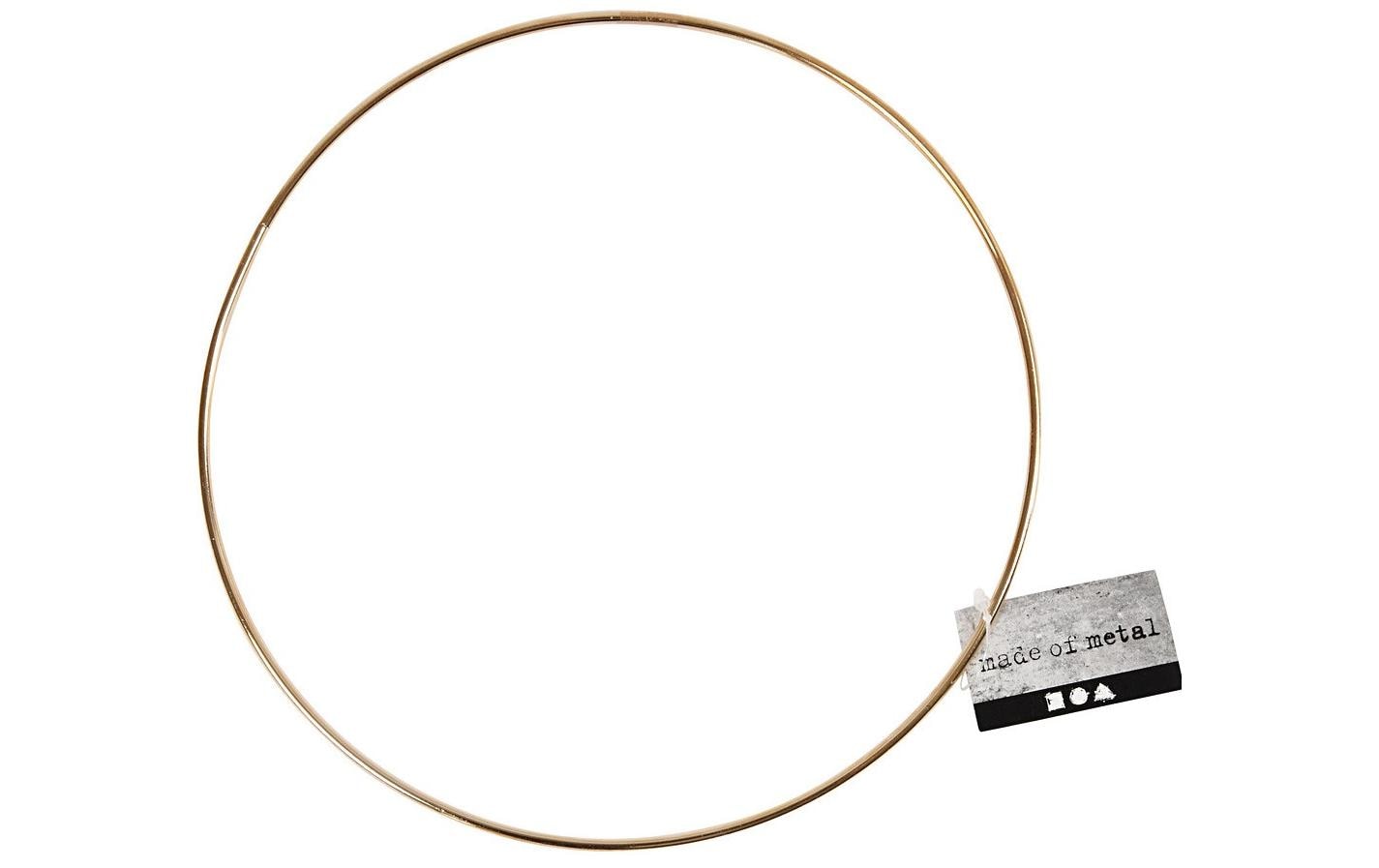 Creativ Company Metallring 20 cm gold, 3 mm