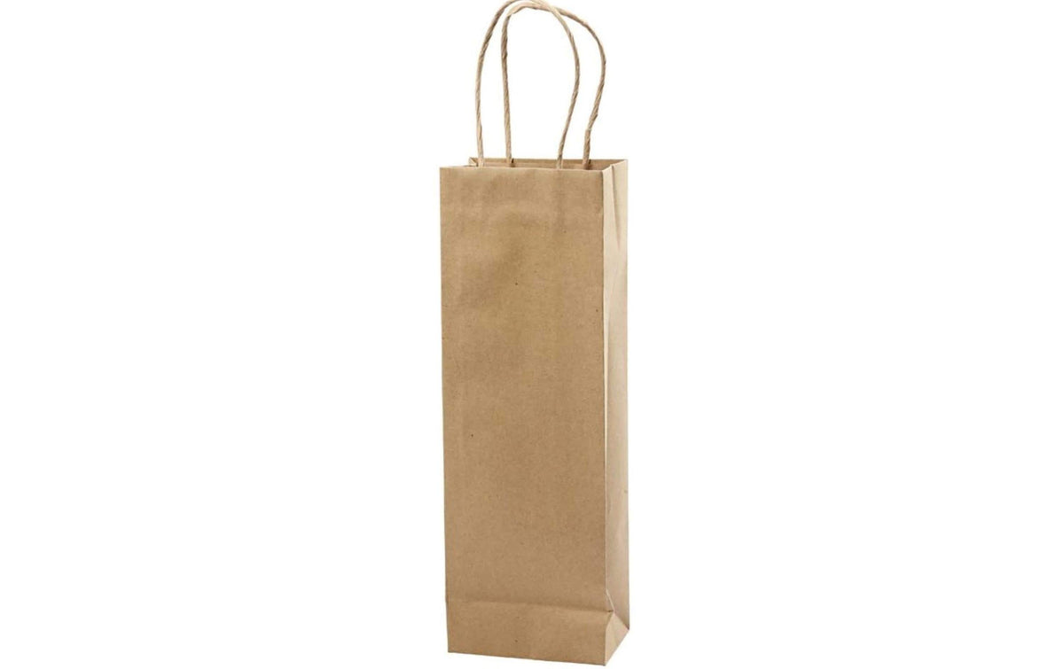 Creativ Company Papiertasche Flasche 10 Stück, 36 x 13 x 8 cm