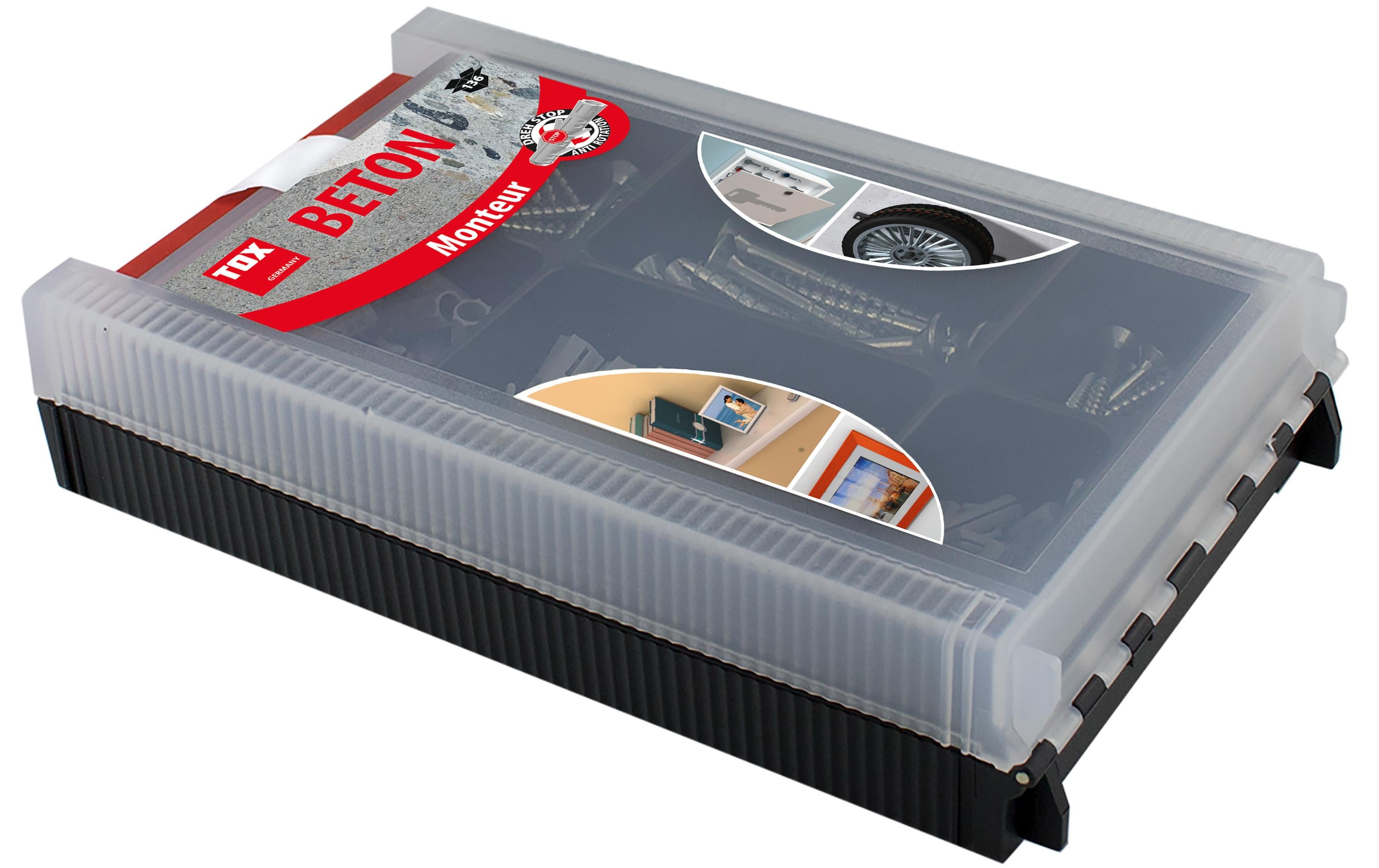 TOX Monteur Beton 136 tlg. Set