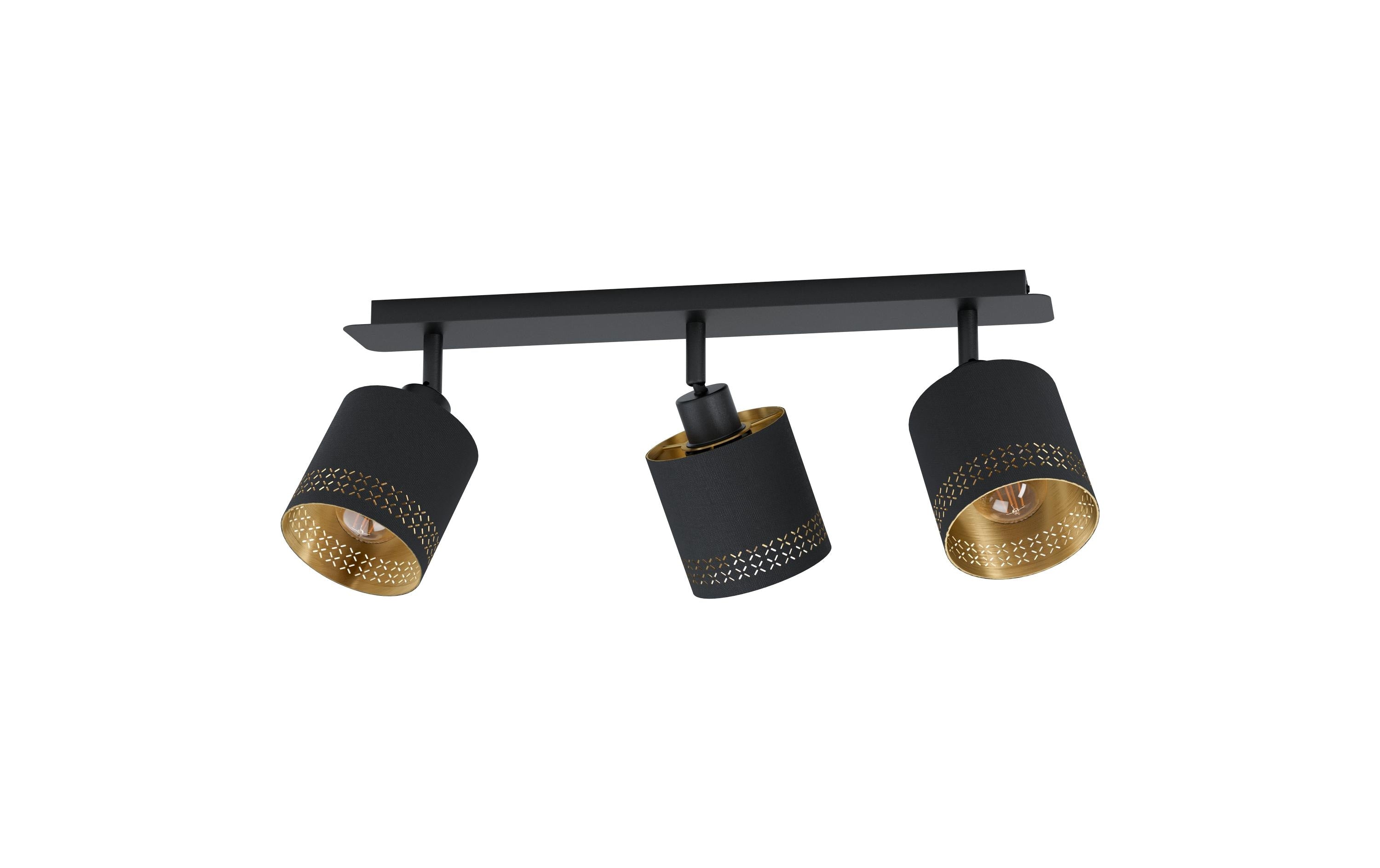 EGLO ESTEPERRA Spot schwarz/gold exkl. 3x E27 28W