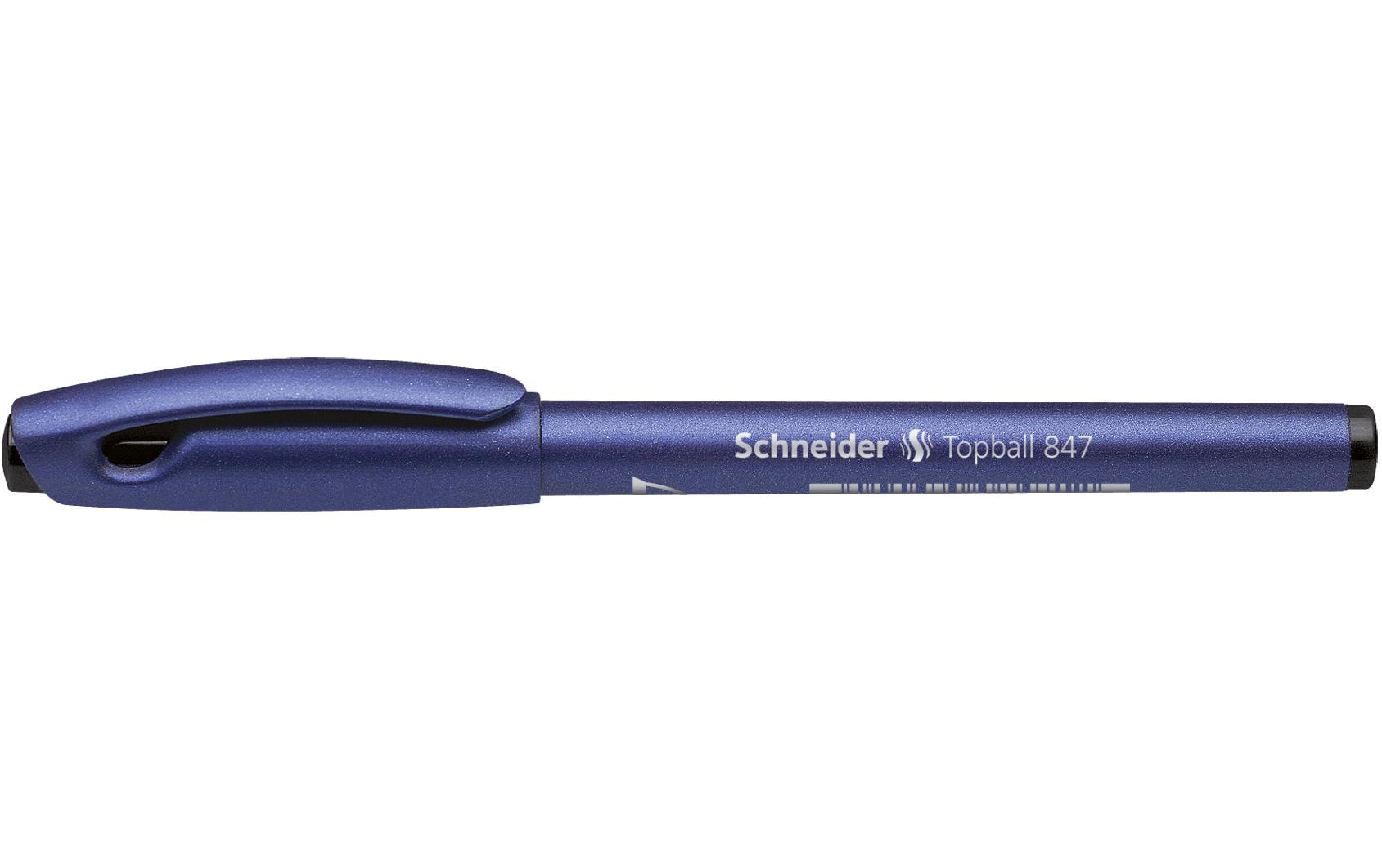 Schneider Tintenroller 847 schwarz, 10 Stk.