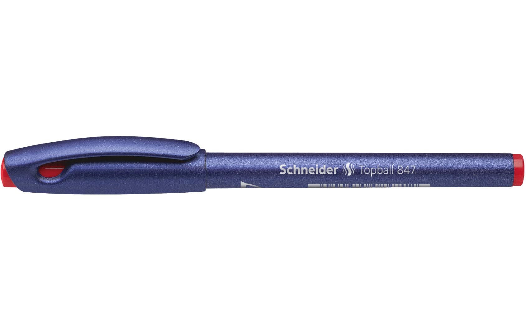 Schneider Tintenroller 847 rot, 10 Stk.