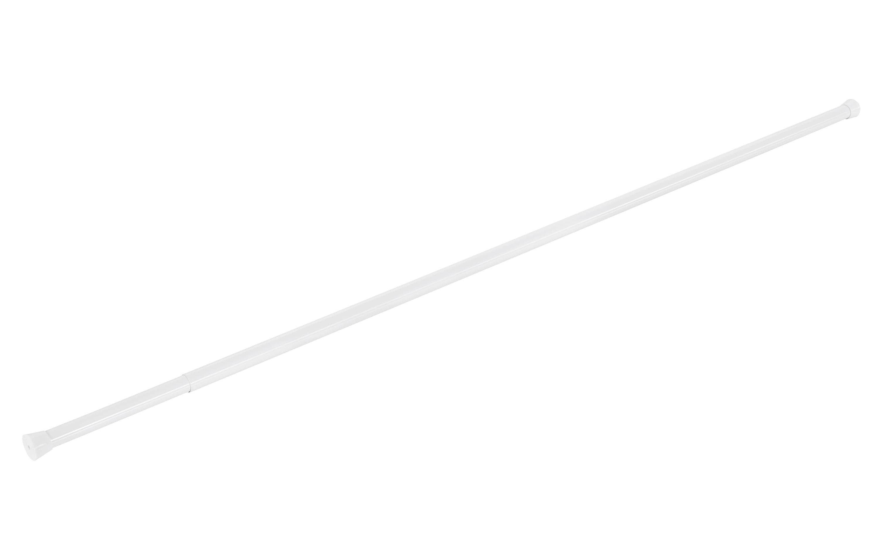 Diaqua Duschvorhangstange Basic weiss, 125-230 CM Ø 21MM