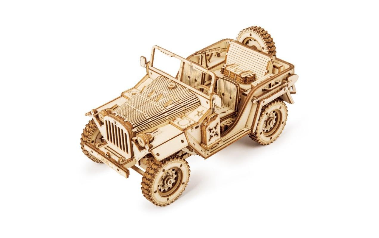 Robotime Army Jeep Holzbausatz