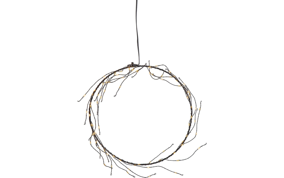 Star Trading LED Weihnachtskranz Nike Ø35cm IP20, Warmweiss, 200 LED's