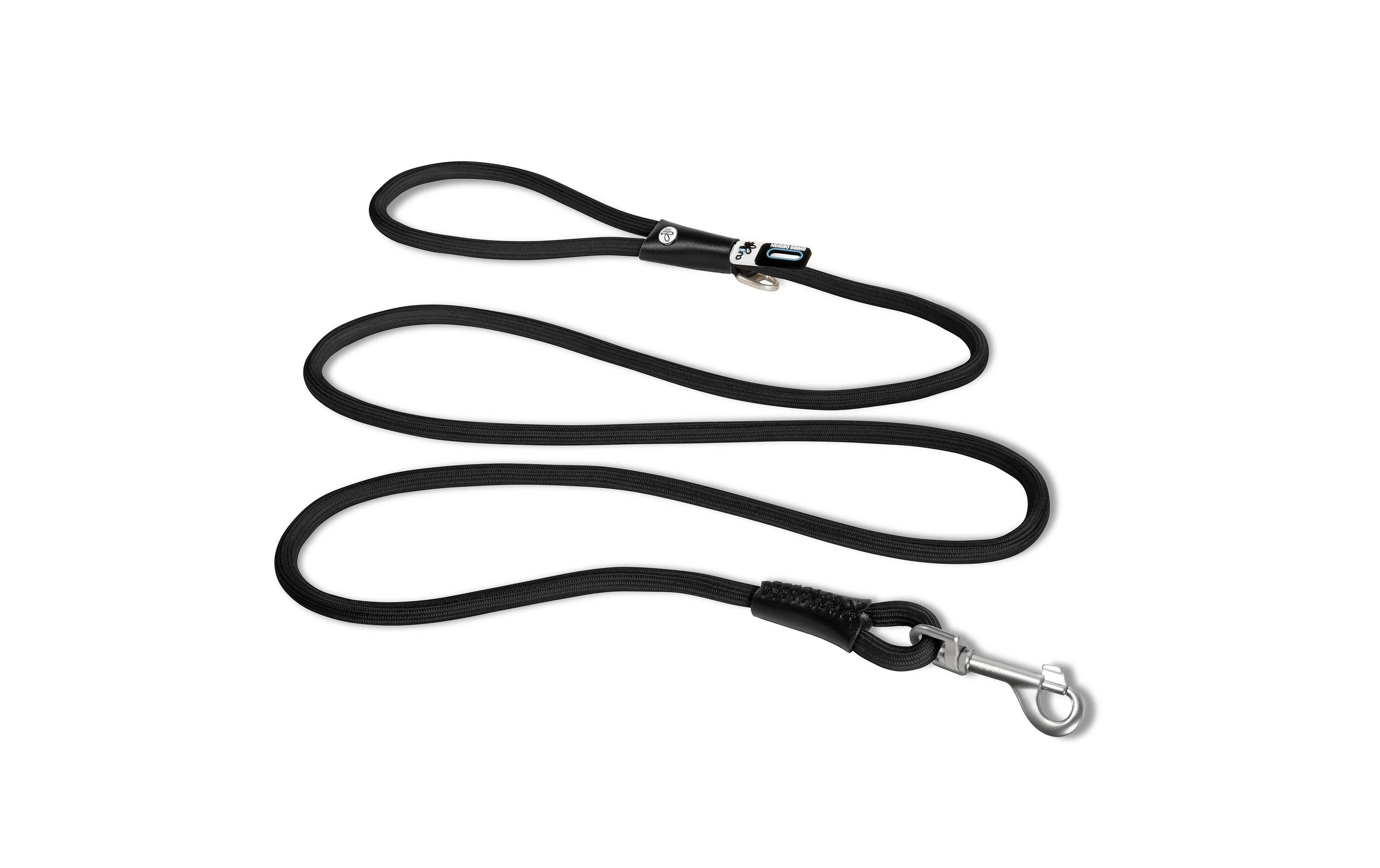 Curli Stretch Comfort Leash black L ø 10 mm, 1.8m