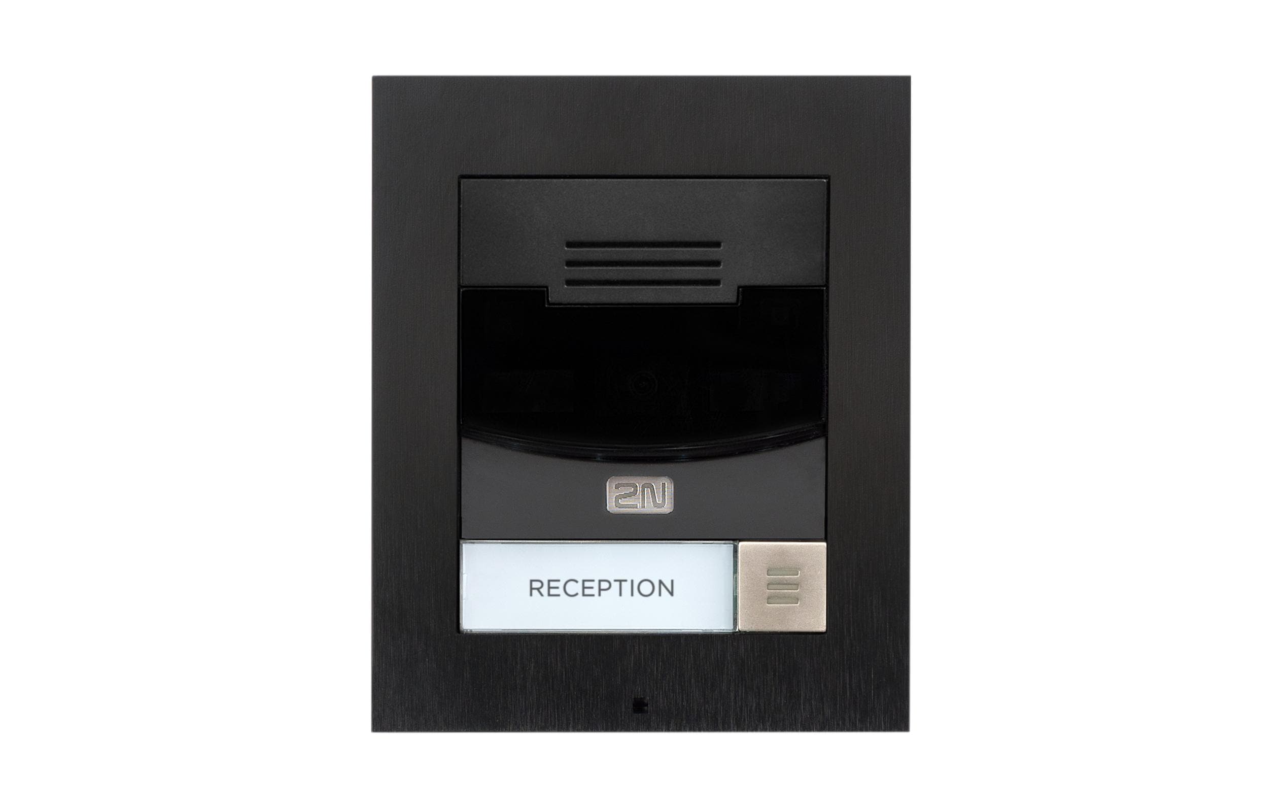 2N IP Solo 1 Ruf, AP, Schwarz Türsprechstelle, ohne Kamera, IP54