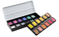 Finetec Aquarellfarbe Perlglanz Colourful 22 Deckende Perlglanzfarben + 2 Flip-Flop