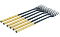 Kadastar Käsefonduegabel-Set Protect Gold 6 Stück, Nylon, 26cm