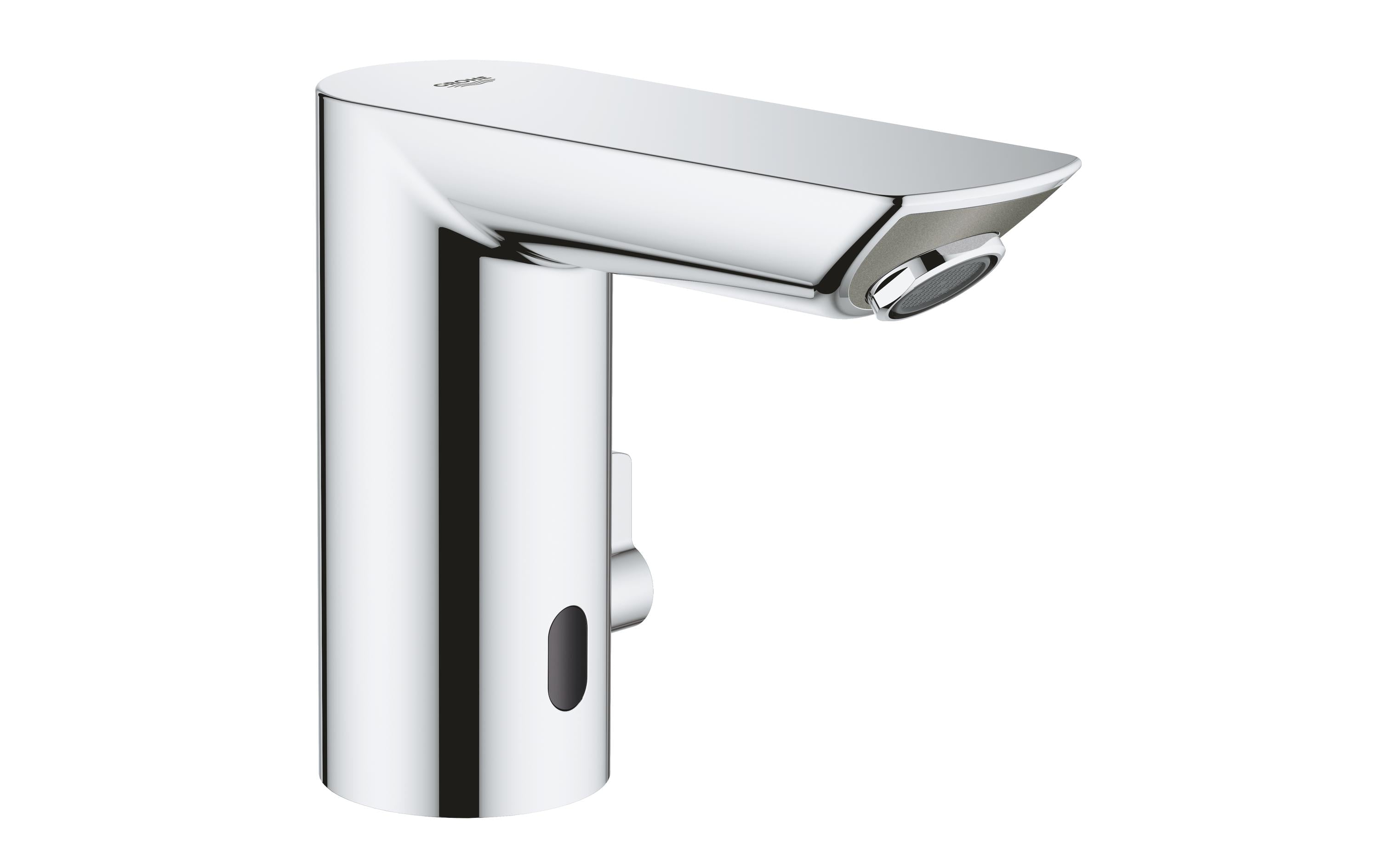 GROHE BauCosmo E WT 220V S Wandarmatur mit Mischer, Edelstahl