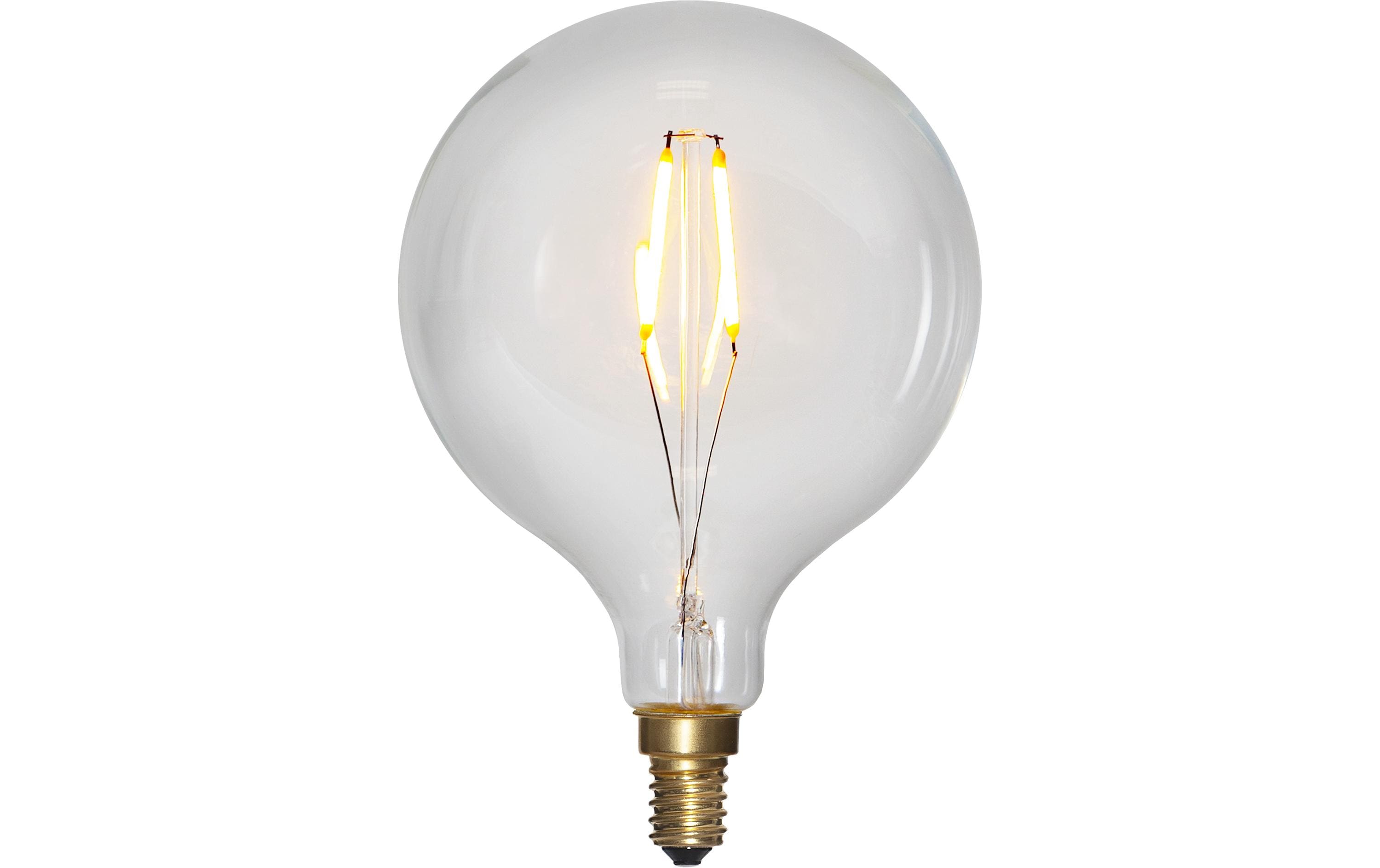 LED Leuchtmittel E14 G95 Soft Glow E14, 100Lm, 2100K, 1.5W, 220-240V AC