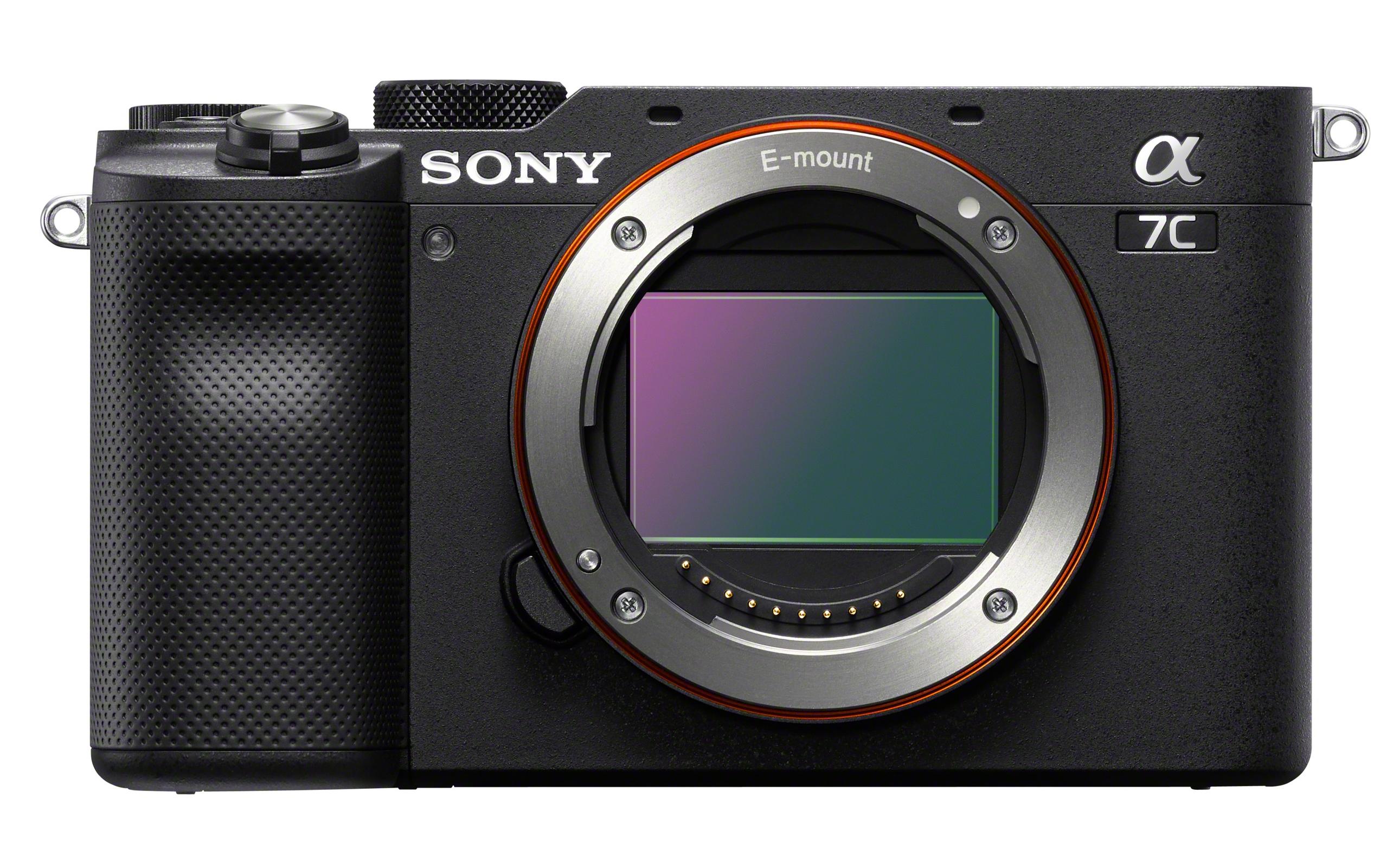 Sony Alpha 7C schwarz, 24.2 MP Vollformat nur Body, ohne Objektiv