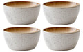 Bitz Schale 14cm Creme/Creme 4 Stk. , D: 14cm, H: 7cm, Stoneware
