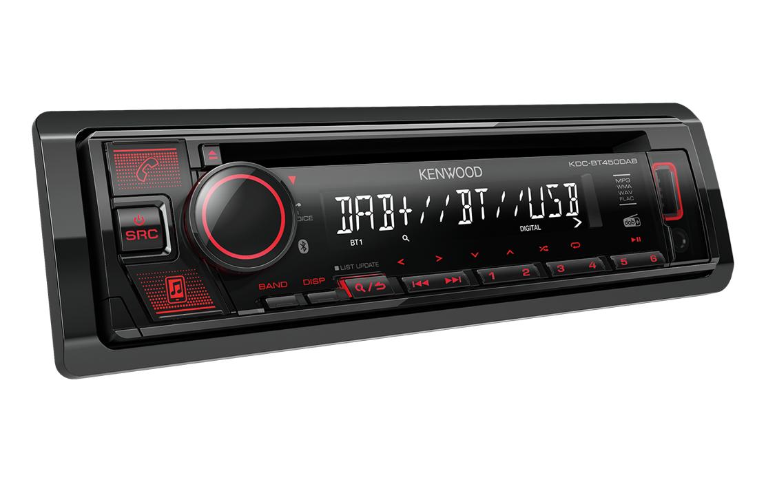 KENWOOD Autoradio KDC-BT450DAB inkl. DAB-Antenne