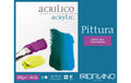 Fabriano Acrylpapier Pittura 40 x 50 cm 400g/m2, 10 Bl, Kalt gepresst, 40 x 50 cm