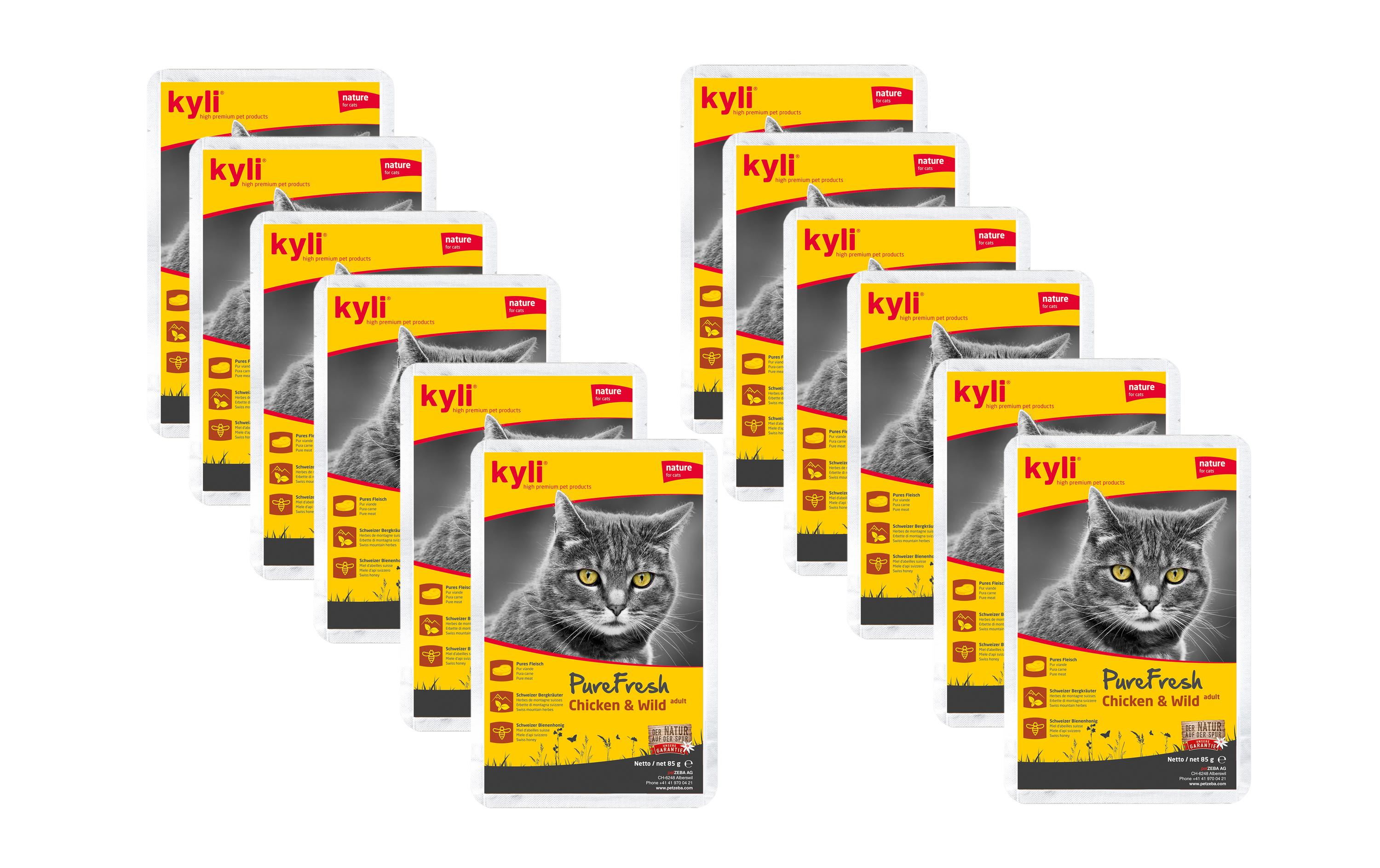 kyli PureFresh Chicken & Wild 12x85 g