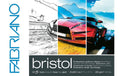 Fabriano Künstlerpapier Bristol A4 250g/m2, 20 Bl, Glatte Oberfläche
