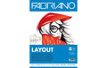 Fabriano Künstlerpapier Layout A4 75g/m2, 70 Bl, Glatte Oberfl. für Marker