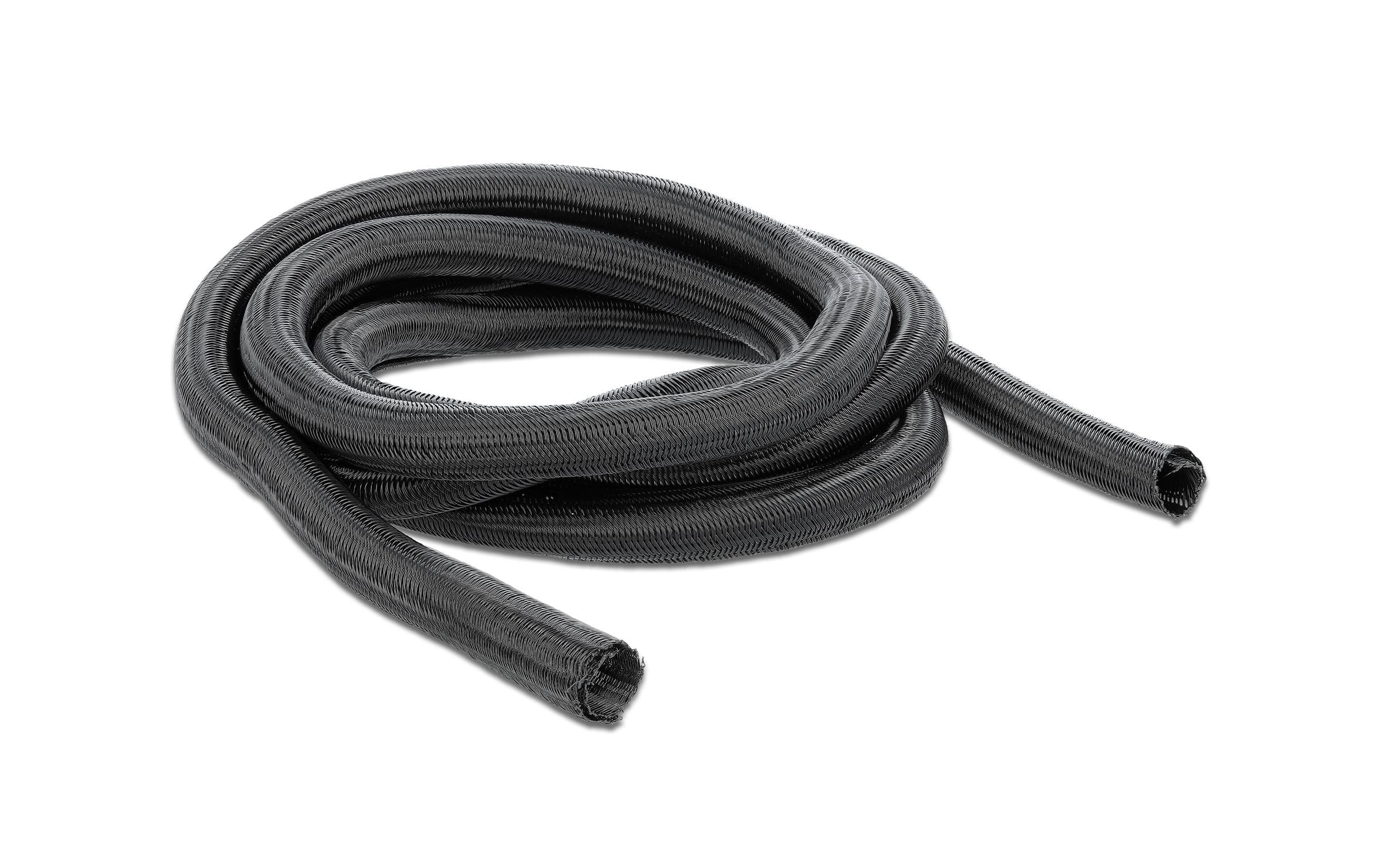 Delock Geflechtskabelschlauch, 5mx25mm selbstschliessend,schneidbar,hitzebeständig