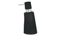 spirella Move Seifenspender, Schwarz matt Polypropylen, 0.3 L, D: 8 cm, H: 18 cm