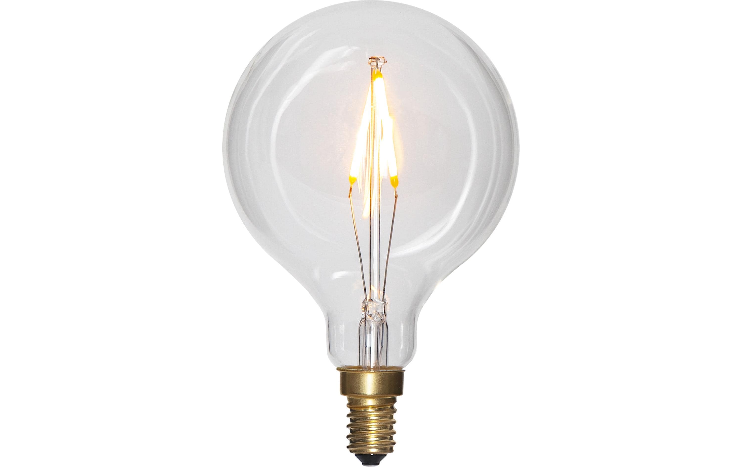 LED Leuchtmittel E14 G80 Soft Glow E14, 100Lm, 2100K, 1.5W, 220-240V AC