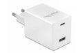 Delock Netzteiladapter USB-C PD 3.0 USB-A USB-C bis zu max. 45W, USB-A bis zu 18W