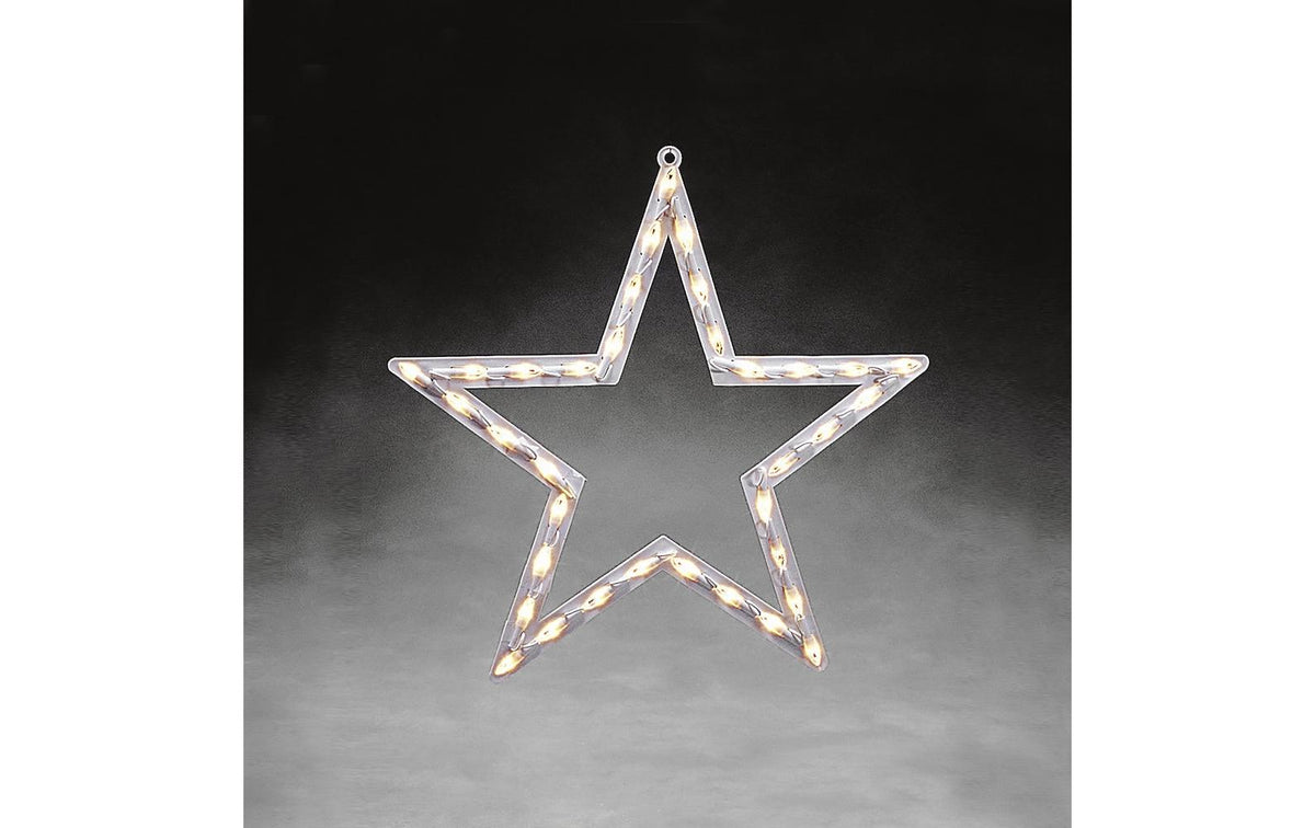 Konstsmide LED Stern 50cm, 35 LED D: 50cm, Indoor mit Saugnäpfen
