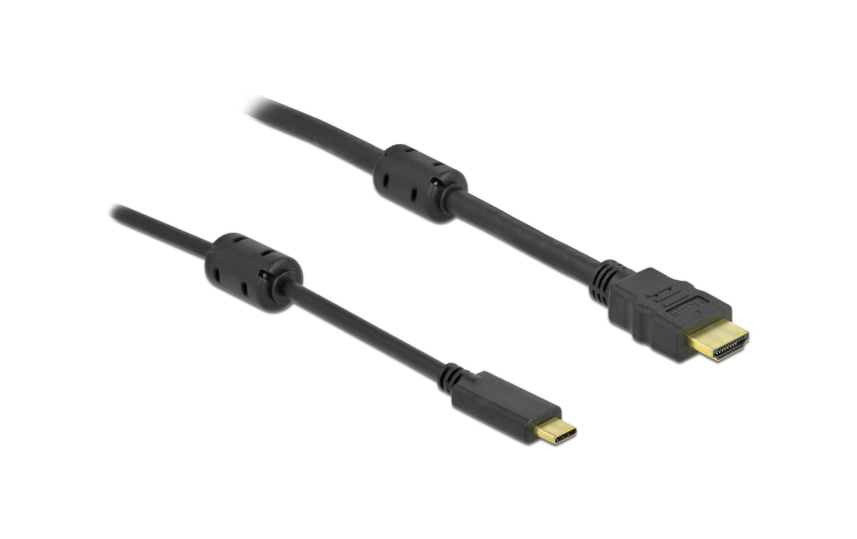 Delock Aktives USB Typ-C HDMI Kabel, 7m Schwarz, Auflösung bis 3840 x 2160 @ 60 Hz